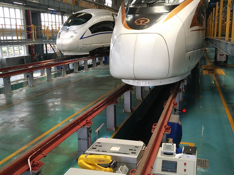 上海虹橋動車所AGV現場